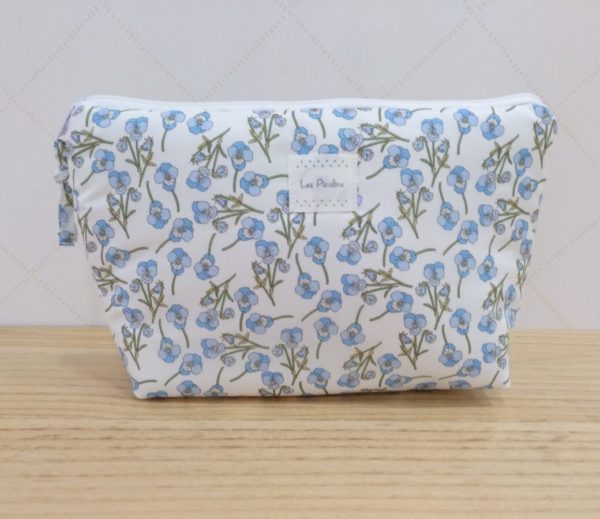 Liberty Blue Bouquets toiletry bag